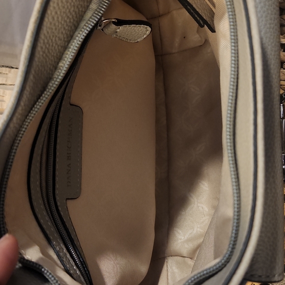 Dana Buchman Pebbled Faux Leather Crossbody (bin 5) - Picture 7 of 10